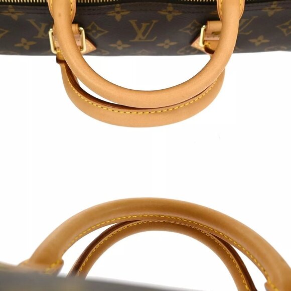 LOUIS VUITTON Speedy 40 Travel Hand Bag Monogram Leather Brown - Picture 16 of 16